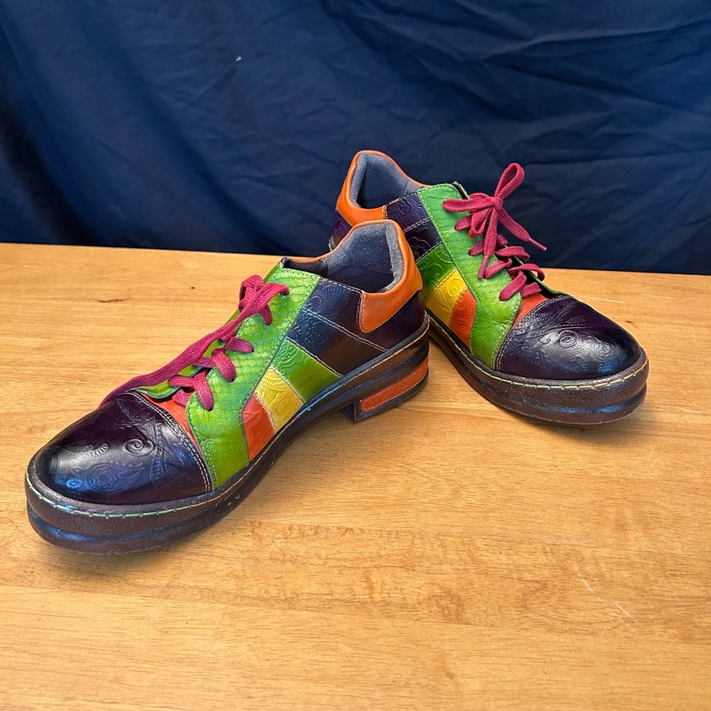 Multicoloured Oxford Shoes